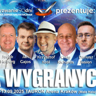 Bilet na wydarzenie „Szkoła Wygranych 2025” 12-13.09.2025 + BONUS – nagranie z Konferencji Obudź się z Wrocławia!