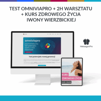 Test OmniviaPro + 2h warsztatu + Kurs Zdrowego Życia Iwony Wierzbickiej